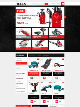 PrestaShop e-shop šablona na téma Nejpopulárnější č. 51193