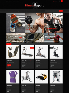 PrestaShop e-shop šablona na téma Sport č. 51850