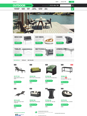 PrestaShop e-shop šablona na téma Interiér a nábytek č. 53025