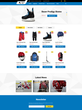 PrestaShop e-shop šablona na téma Sport č. 58043