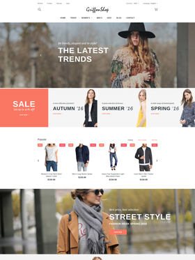 PrestaShop e-shop šablona na téma Móda č. 58967