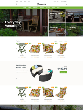 PrestaShop e-shop šablona na téma Interiér a nábytek č. 60032