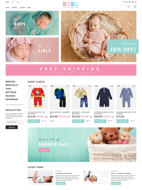 PrestaShop e-shop šablona na téma Rodina č. 60065