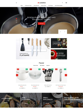 PrestaShop e-shop šablona na téma Café a restaurace č. 61353