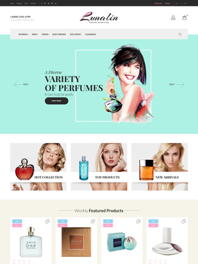 PrestaShop e-shop šablona na téma Krása č. 61408